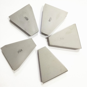 YG6, YG8, YT5, YT15 cemented tungsten carbide brazed tips  for cutting tool C32, A320, E8, SS10  etc