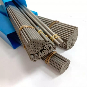 HRA92.5 Unground Solid Carbide Blanks Round Rods With Various Hole Size
