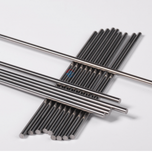 Virgin Tungsten Carbide Rods , High Hardness Carbide Bar Stock Dia1x330mm