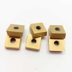 Customized Tic Coating Square Shape Tungsten Carbide Insert 