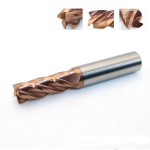 Solid Carbide HRC58 End Mills for metal working
