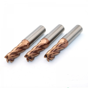 high quality 4 flute tungten carbide end mill HRC55